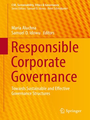 cover image of Responsible Corporate Governance